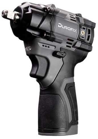 Durofix G12 Sub-Compact Impact Wrench 3/8 Square, Brushless Cordless 190Nm Max Torque, 3300RPM, 4 Modes, LED Light, RI12186-3T (Bare Tool Only)
