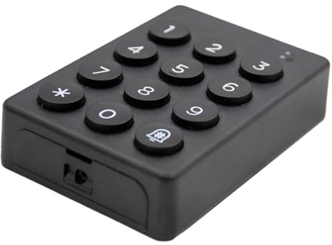 Agmoctz Teclado Digital Inalámbrico TTLOCK Que Funciona con Dispositivos Inteligentes Bluetooth TTLOCK Bloqueo de Dactilares