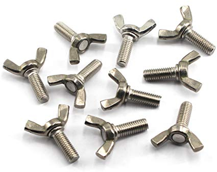 M6 x 35 Flügelschraube aus 304 Edelstahl (20 Stück)