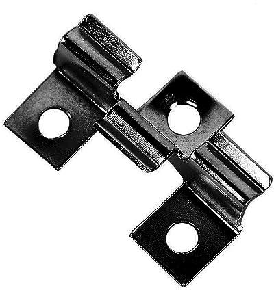 IGTOPS WPC Clips Edelstahl, Terrassenclips Schrauben Befestigungs Clips, Klammer WPC Clips - Klemmbereich 8/9/10 mm (10.3mm - Schwarz)