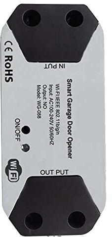 PRATYAHARA WiFi Switch Smart Garage Door Opener Controller Funziona con Google Home SmartLife/Tuya APP Control Nessun Hub richiesto, Spina UE