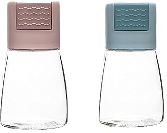 Botella de especias cónica para cocina, salero y pimienta, molinillo de sal y pimienta, molinillo de especias Hotder, espolvoreador de vidrio y acero inoxidable, salero con tapa de mid, espolvoreador