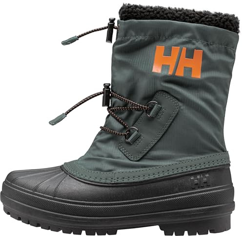 Helly Hansen Unisex Jk Varanger isolerad snöstövel för barn, 453 Dark Creek Neon Orange, 41 EU