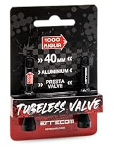 Errecom 1000 Miglia Valves Tubeless Vélo - 40 mm, Compatibles avec Valves Presta, Kit de 2 Pièces, Outil Démonte-Obus de Valve Inclus