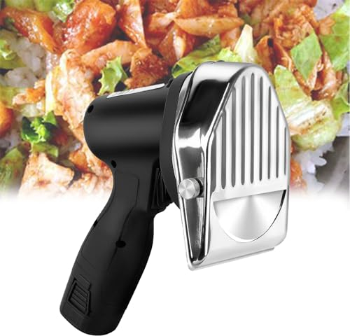 Kindevieft Couteau Gyroscopique éLectrique pour Trancheuse De Kebab, Couteau Shawarma Commercial sans Fil Portable, Couteau Gyroscopique Doner Kebab Trancheuse, Trancheuse à Viande, pour Restaurants