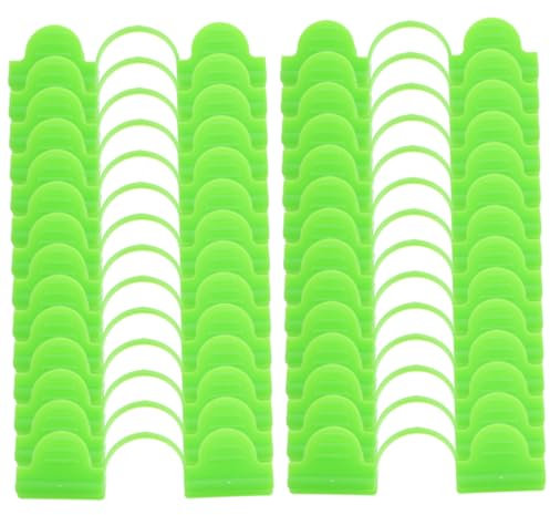 BESPORTBLE 50piezas Clip Para Invernadero Abrazaderas De Plástico Fijación Rápida y Resistente Al Viento