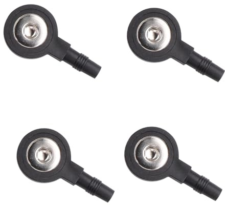 TIENFOKOTA Elektrodadapter snap, 3,5 mm hona till 2,0 mm stiftomvandlare, 4-pack, TENS/EMS Pad tillbehör