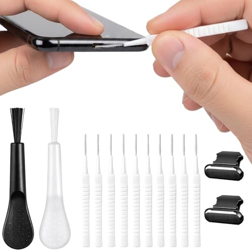 14 Pcs Usb C Cleaning Kit,Reusable Charging Port Cleaning Kit With USB C Dust Plugs,For Iphone Cleaning Kit,For Phone Headphones Tablet Computer Camera