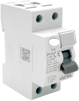 Differenziale Riarmo 2P 25A 30mA Interruttore Differenziale Elettromagnetico Tipo a RCD RCCB Interruttore Magnetotermico Differenziale