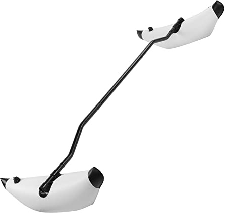 Hidyliu Stabilizzatore Gonfiabile per Kayak, Kit Stabilizzatore per Canoa in PVC per Barca in Bilanciamento con Design Leggero e Portatile, Adatto per Principianti di Pesca in Kay (Bianca)