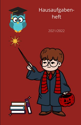 Hausaufgabenheft: Zauberer, Harry Potter, Hausaufgabenheft, Dina5, Notizheft, Schulheft, Aufgabenheft