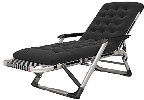 DUNAKE Ergonomisch liegestuhl klappbar,Liegestuhl klappbar tragbar Freizeitliege,Zero Gravity Recliner Chairs,Klappbarer Strandstuhl liegestühle,Garten Balkon Strand Terrasse klappliegestuhl