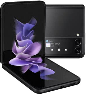 Samsung Galaxy Z Flip3 5G 256GB Phantom Black Unlocked (Renewed)