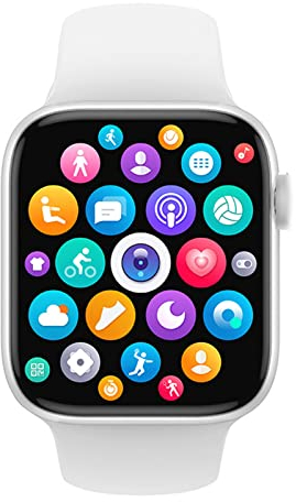 ESSONIO T800 Smart Watch Sportuhr Smartwatch Wasserdicht Fitness Tracker Pulsmesser Schlafüberwachung Stoppuhr Musiksteuerung Für Damen Herren Für Ios und Android