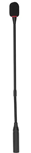 Microphone à col de Cygne,Coque en Alliage d'aluminium de 17,7 Pouces,Microphone à col de Cygne à réduction de Bruit Flexible avec indicateur de Puissance pour salles de conférence