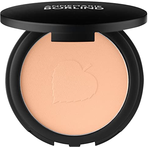 ANNEMARIE BÖRLIND TEINT EFFECTIVE NATURAL BEAUTY Compact Powder Almond (9 g) - Mit Feuchtigkeitsspendendem Hyaluron, Schutz vor Feinstaub und Blue-Light, Mildert Optisch Kleine Fältchen, Vegan