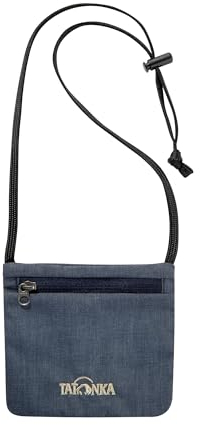 Tatonka Brustbeutel Skin ID Pouch - Kleine, leichte Geldbörse zum Umhängen mit Reißverschlussfach - Bietet Platz für Personalausweis, Führerschein, Kreditkarten, Bargeld