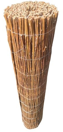 HaGa® Weidenmatte 0,9m x 3m - Sichtschutzmatte - Naturprodukt - Hochwertiger Weiden Sichtschutz Zaun