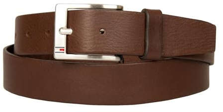 Tommy Hilfiger Herren Ledergürtel Gürtel Artikel AM0AM01002 NEW ALY BELT 3,5 cm Höhe 3.5, 902 Testa di moro, 110