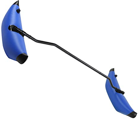 OUCRIY Stabilizzatore gonfiabile per kayak, kit stabilizzatore per canoa in PVC, accessorio galleggiante per barche da equilibrio (blu)
