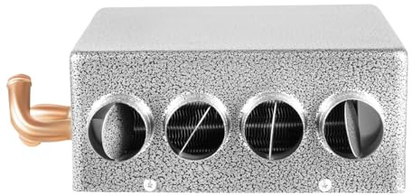 12V Universal Auto Car Heater 4 Ports Auxiliary Heater with Stepless Adjustment for Truck Car RV
