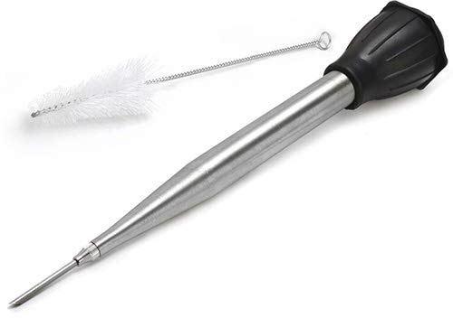 Eddingtons 741003 Carvery Pro Baster & Flavour Injector, Stainless Steel, Silver