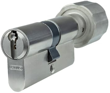 ABUS Vitess 1000 Knaufzylinder 30/40K | Türzylinder Profilzylinder Schließzylinder mit Knauf | Bohrschutz & technischer Kopierschutz | Patentschutz bis 2034 | Inklusive 5 Schlüssel | Sicherungskarte