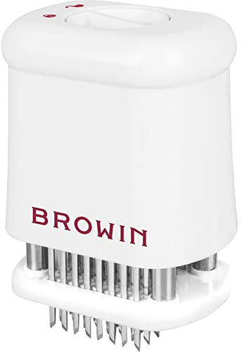 Browin Meat Tenderiser, Stainless Steel, White, Large