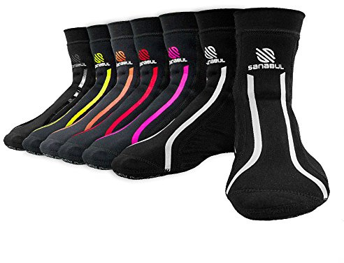 Sanabul Foot Grip Socks for Men & Women MMA Kickboxing Grappling Wrestling Pilates Yoga Non Slip - White, XS