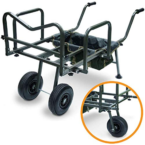 G8DS® Dynamische Karpfenkarre EIN Zwei Räder Variantenreich Leichter Transport Karpfenangeln Tackle