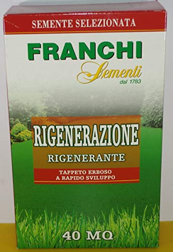 Franchi Sementi gamma di miscugli di semi per prati erbosi di alta qualità in confezioni varie (Rigenerazione, 1 kg)