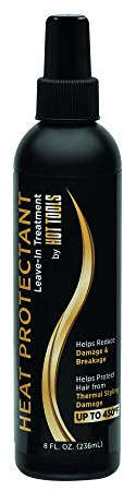Hot Tools Hair Heat Protectant Leave-in Treatment Spray, 8 Ounce
