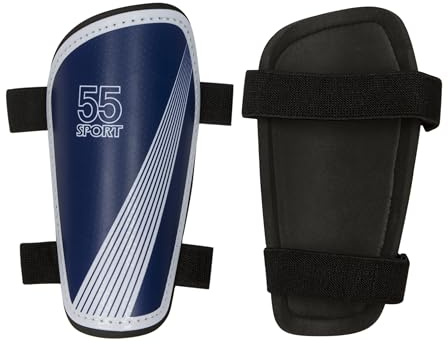 55 Sport Vortex Lite Schienbeinschoner für Erwachsene und Junior, Blau - XL