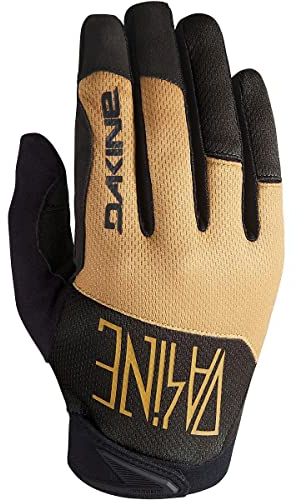 Dakine Herr Syncline Full-Finger Gel Cykelhandske, Svart/Solbr nd, Medium