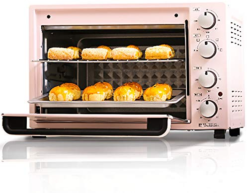 Mini Four 35L-, Four de Cuisine Électrique Multifonctionnel-1600 W, 4 Fonctions de Cuisson, 4 Commutateurs Rotatifs, 60 Minuterie, 70°-230°C, Mode Convection Particulièrement Efficace, Facile à Util