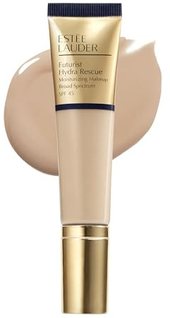 Estée Lauder Futurist Hydra Rescue Moisturizing Foundation Makeup SPF 45 for a 12-Hour Glow, 1.2 Fl Oz, 2N2 Buff