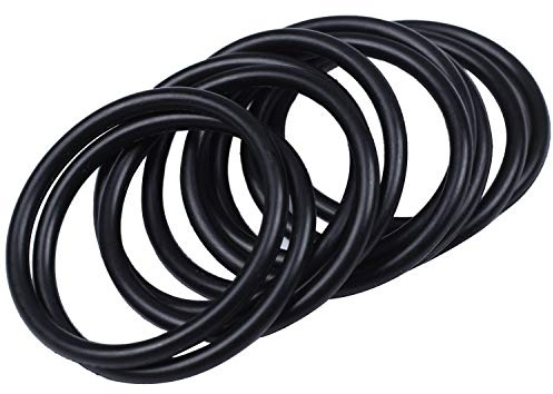GOSIA 10 guarnizioni in gomma nera O-ring 38 x 3 x 32 mm