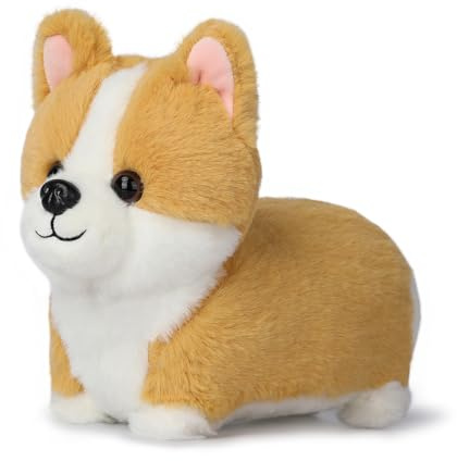 Plush Toy, Stuffed Animal Throw Plushie Pillow Doll, Soft Fluffy Friend Hugging Cushion - Cute Present for Every Age & Occasion (Corgi)