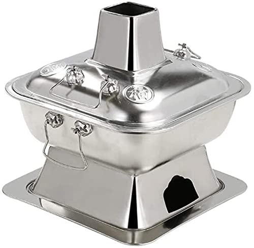 UNbit Kupfer-Hot Pot, chinesischer traditioneller Hot Pot, moderne, langlebige Kohle, heißes Kupfer, Haushaltsküche, altmodischer Suppentopf, alter Peking-Feuerkessel, verwendet for Restaurant, Abende