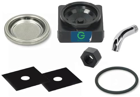 G GRIMALDI Kit Ricambi Compatibili Frog - Vano Porta Cialda - Filtro Doccia - Dado - Oring - Beccuccio - 2x Spessore