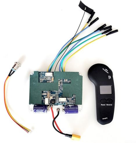 HEBEOT Kit controller elettrico per skateboard elettrico 10S 36 V, motore ESC, parti di ricambio per scooter, carriole, auto a torsione (per motore 10S Hub)