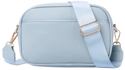 GAEKEAO Kleine Umhängetasche Damen, Leder Crossbody Bag Damen | Tasche mit Verstellbaren Schultergurten Handytasche mit Breiter Gurt, Kameratasche, Schultertasche, Reisetasche