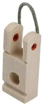 Piano Butt Flange Middle Pedestal Bracket 10 Pcs Beige | Rope and Wood Build, Easy Install Replacement Set, for Piano Tuning Use by Music Lovers