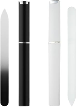 2 lime per unghie in vetro, nano lucidanti, strumenti professionali per manicure da salone