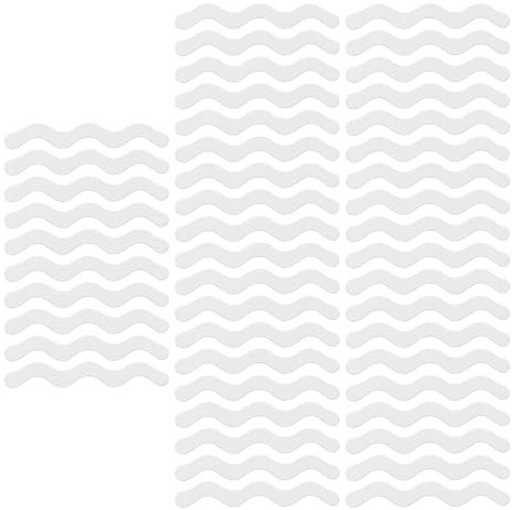 YREYBN 48Pcs Non Slip Bath Stickers, Anti Slip Bath Stickers, Transparent Self-Adhesive Shower Stickers for Bath Tub, Stairs, Shower Room, Slippery Surfaces