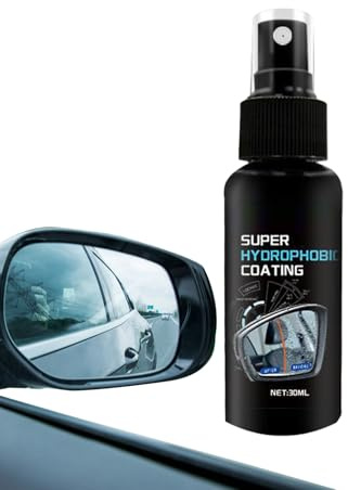 Trattamento Vetri per Parabrezza - Spray Trattante Idrorepellente 30ml per Parabrezza | Trattamento Antigraffio Detailing Veicoli Cura Quotidiana Viaggio SUV