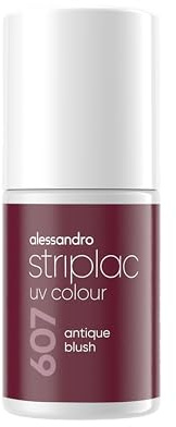 alessandro Striplac Uv Colour Deckend & Kratzfest bis zu 15 Tage - Leichtes Auftragen - Schonende Abziehtechnologie - Vegan - Antique Blush 6,5ml