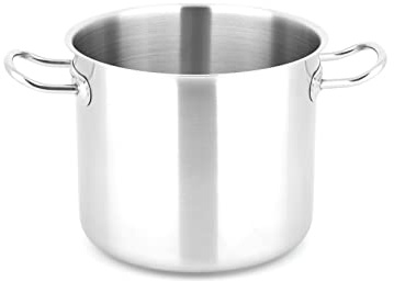 METRO Professional Gemüsetopf, Edelstahl, Ø 40 cm, 50 L, Höhe: 40.8 cm Induktion, Ofenfest, Topf für alle Herdarten (Ø 24 cm)