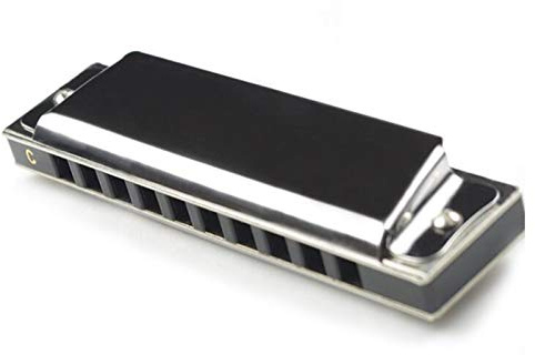 KIRANDY 10 Löcher Mundharmonika Diatonische Blues Harp Mundharmonika for Blues Rock Country Folk Jazz