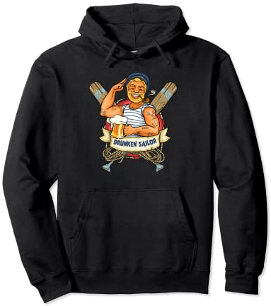 Drunken Sailor | Yachting | Segeln | Bootfahren | Lustiges Geschenk Pullover Hoodie